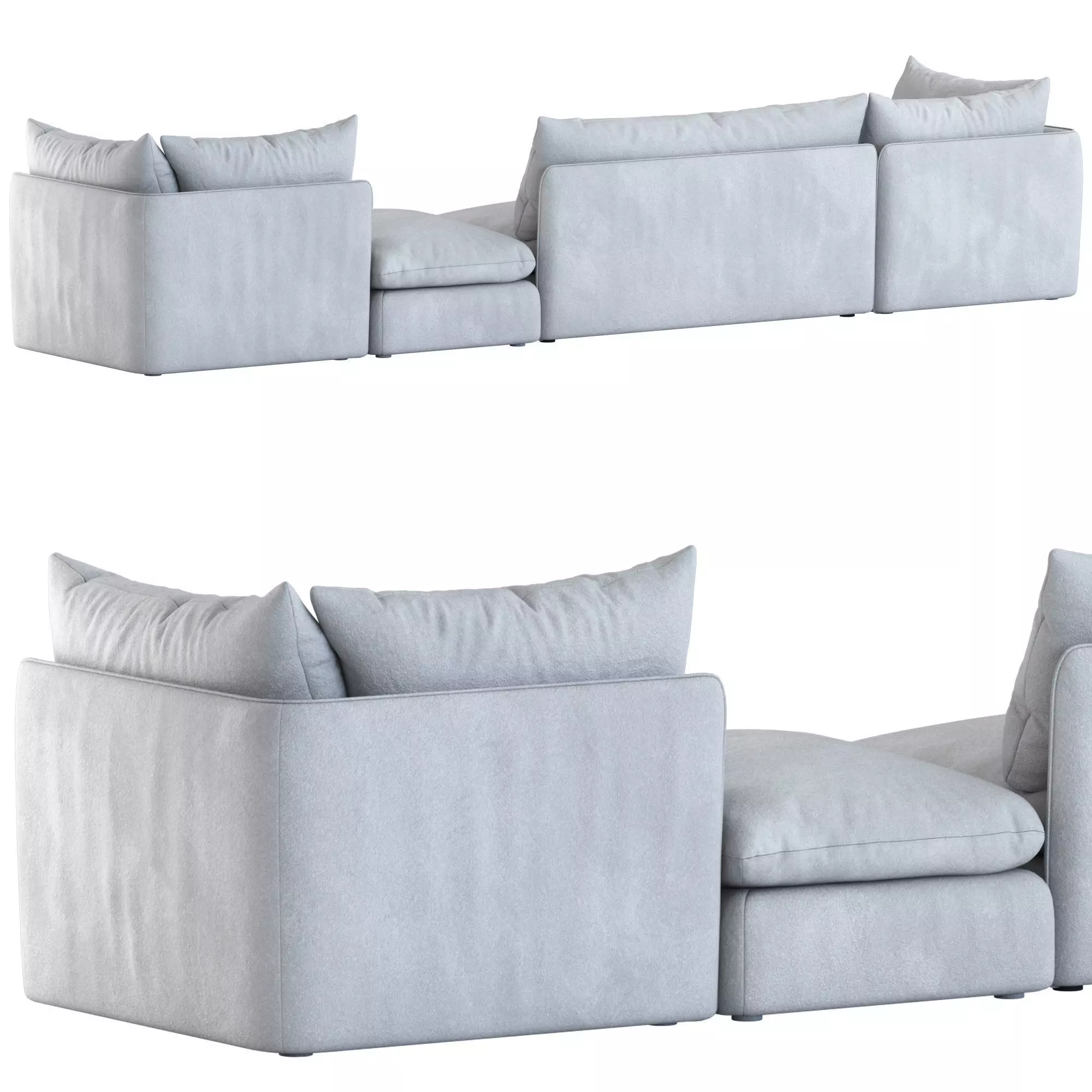 La Redoute Interiors Malo Modular Sofa 3D model_3