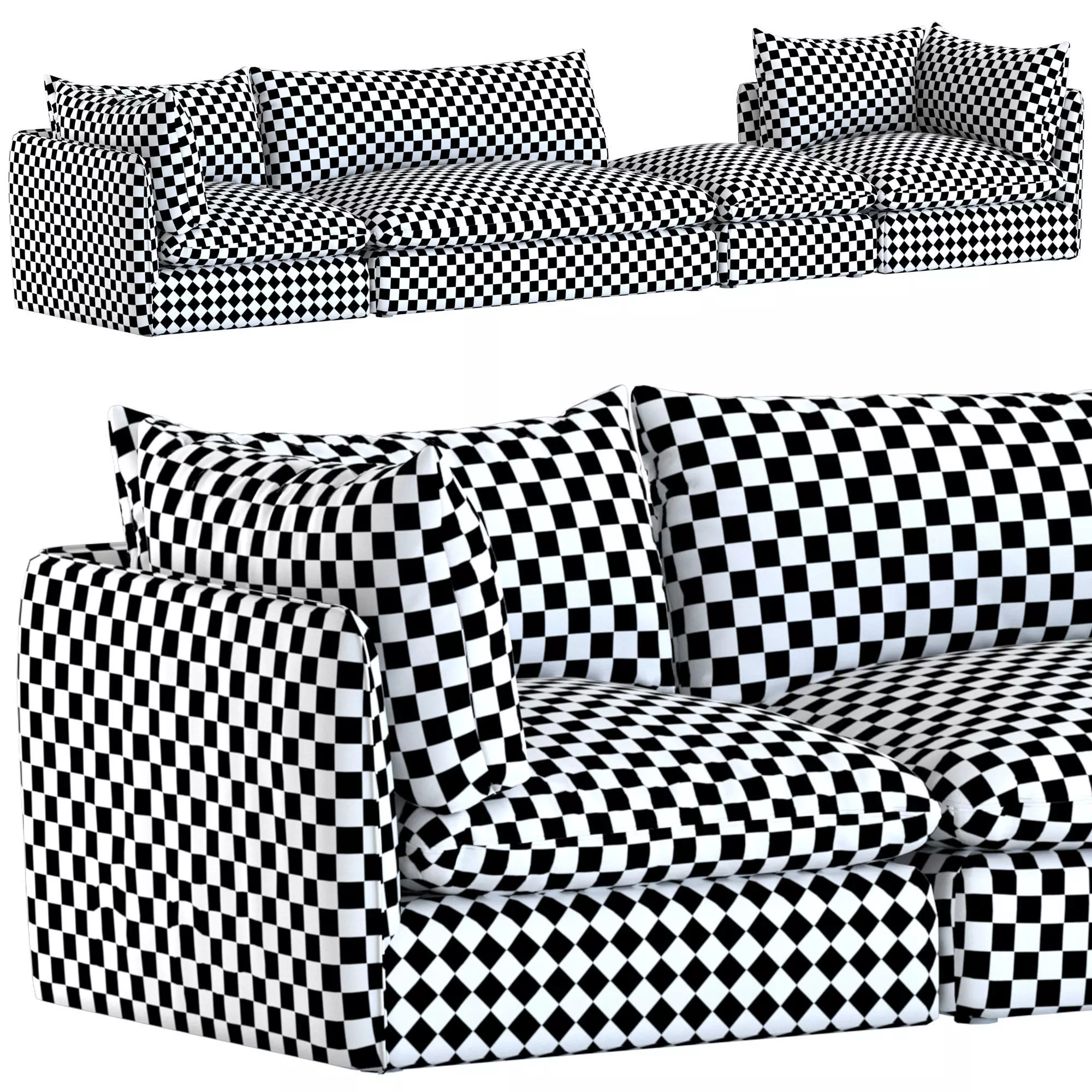 La Redoute Interiors Malo Modular Sofa 3D model_6