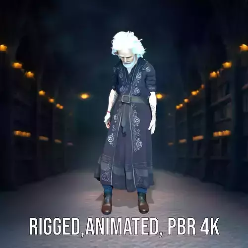 Mystic Elder Robe model pack