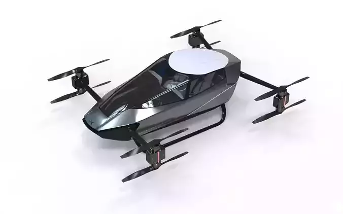 Xpeng X2 Flying car EVTOL 3D model