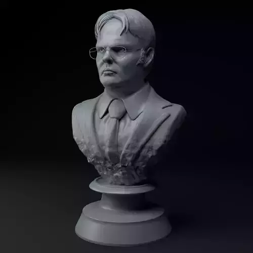Dwight Schrute Premium 3D Bust STL