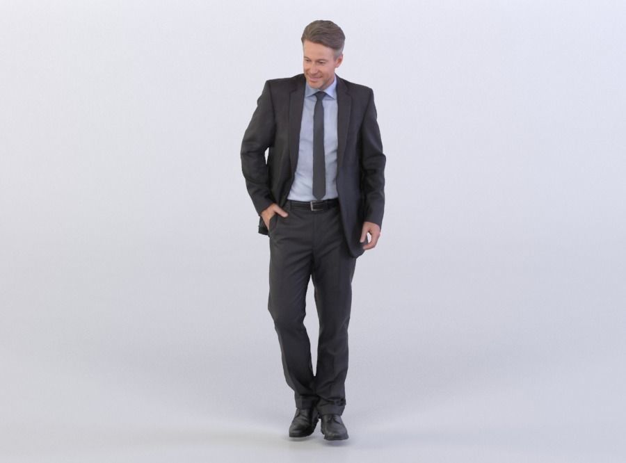 Dennis 0263 Good looking man 3D model_0