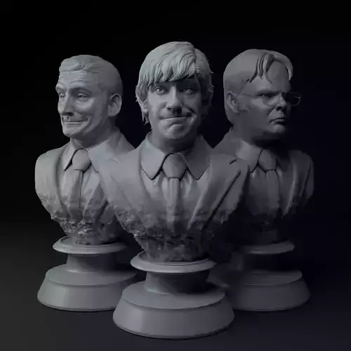 The Office Premium 3D Bust Pack STL