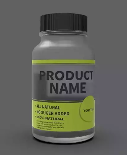 Plastic Bottle mockup