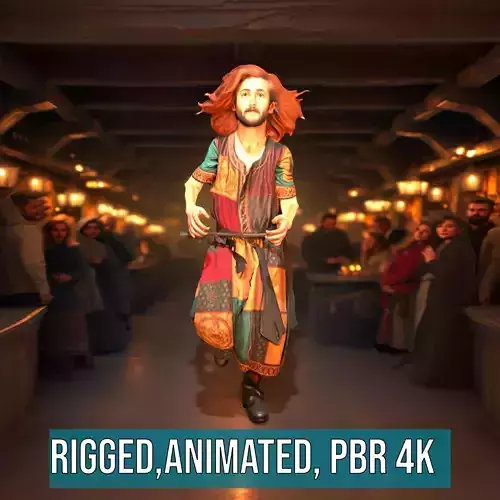 Patchwork Medieval Costume model pack