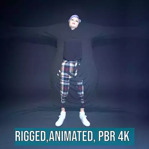 Casual Plaid Fashion model pack