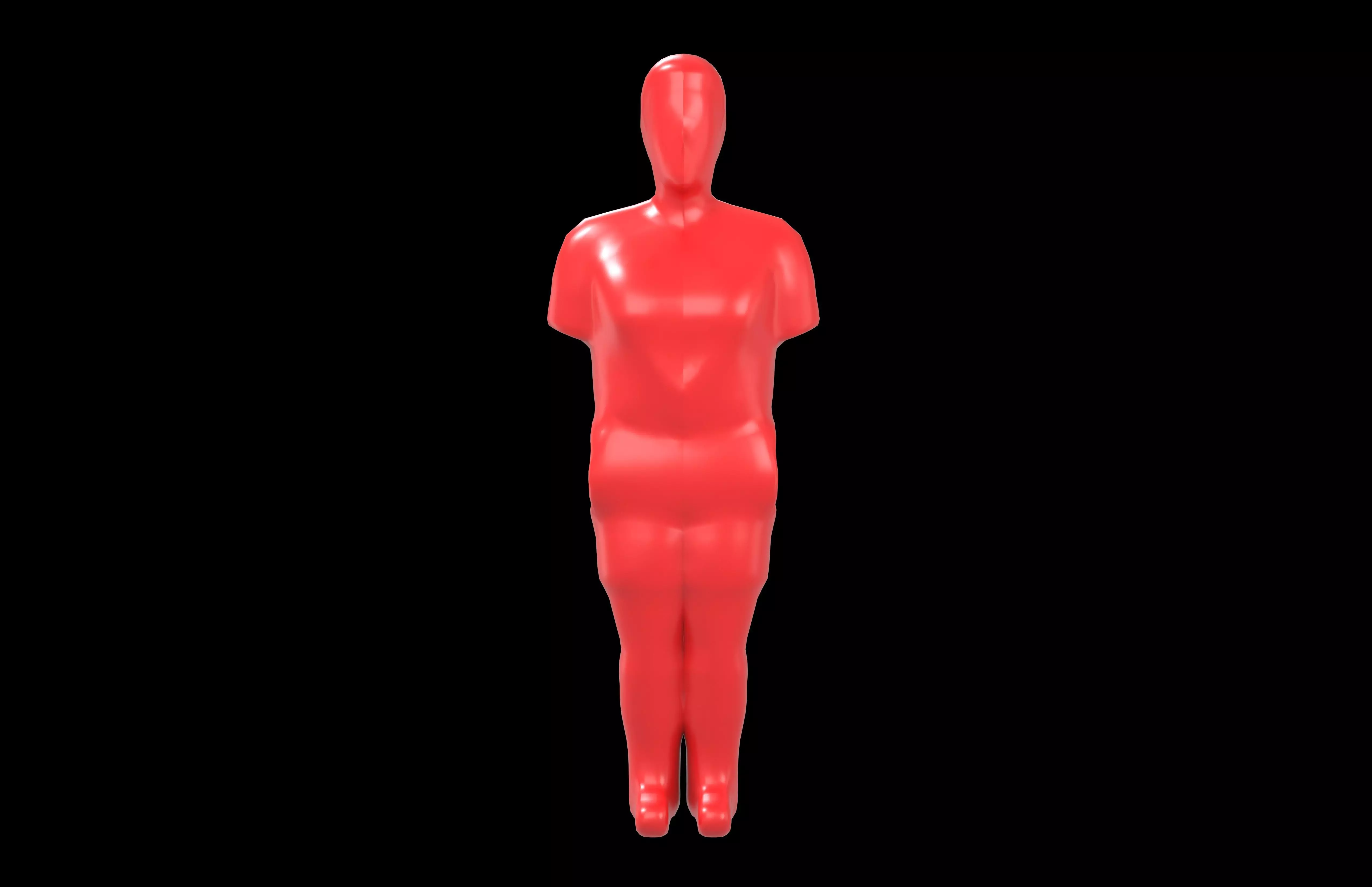 Foosball Figurine v1 008 Low-poly 3D model_1