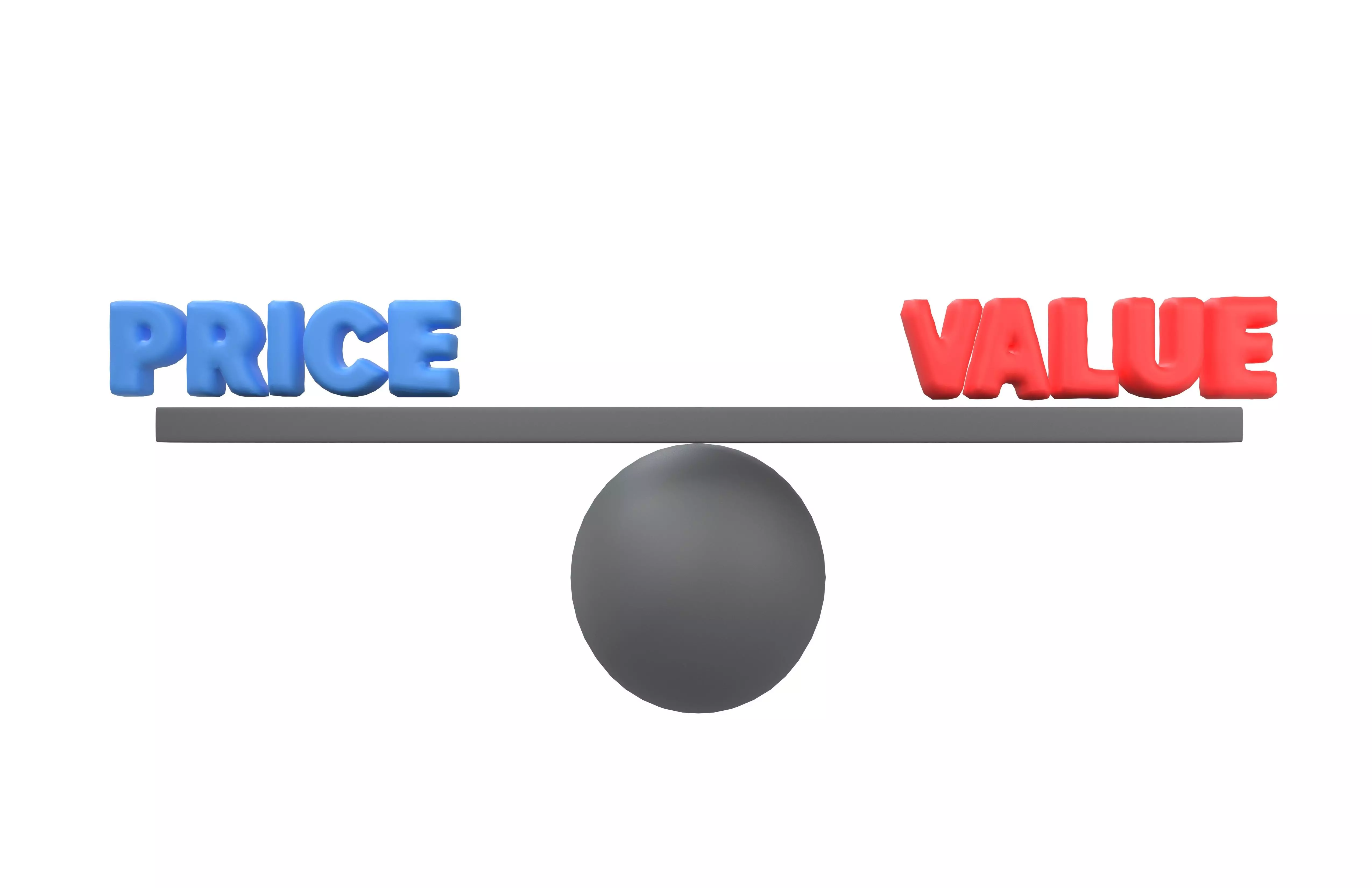 Price and Value Balance Icon v1 001 Low-poly 3D model_1