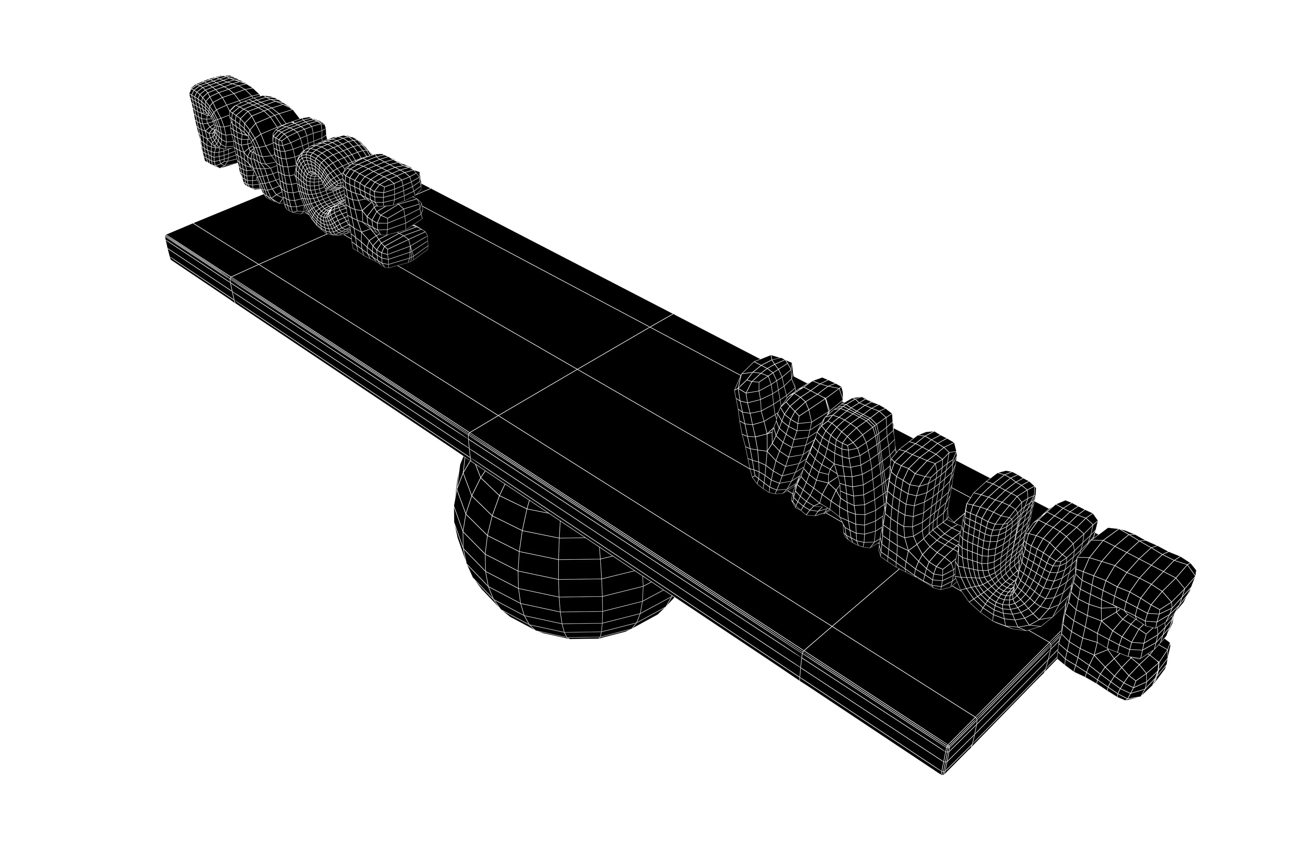 Price and Value Balance Icon v1 001 Low-poly 3D model_4