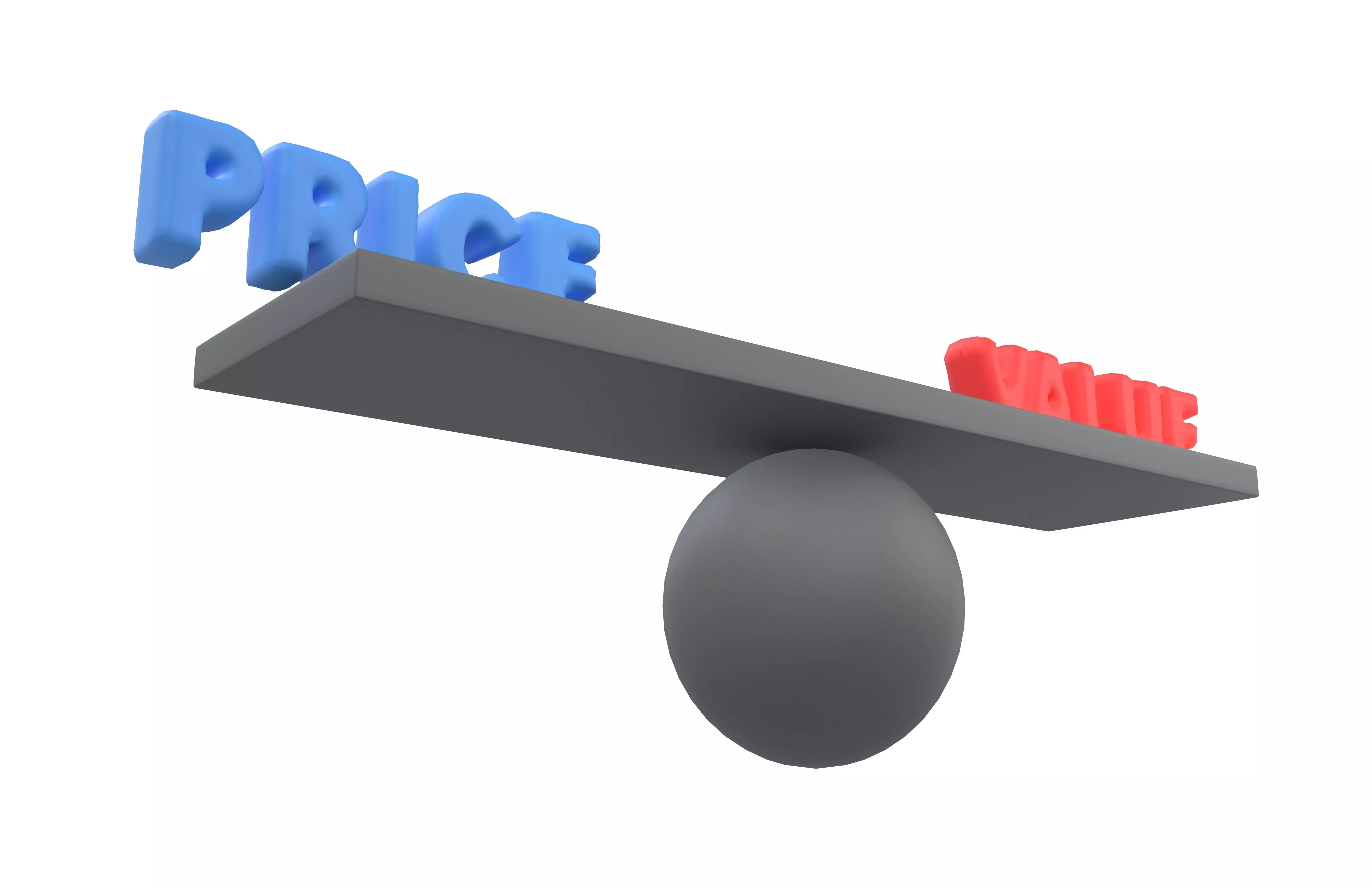 Price and Value Balance Icon v1 001 Low-poly 3D model_3