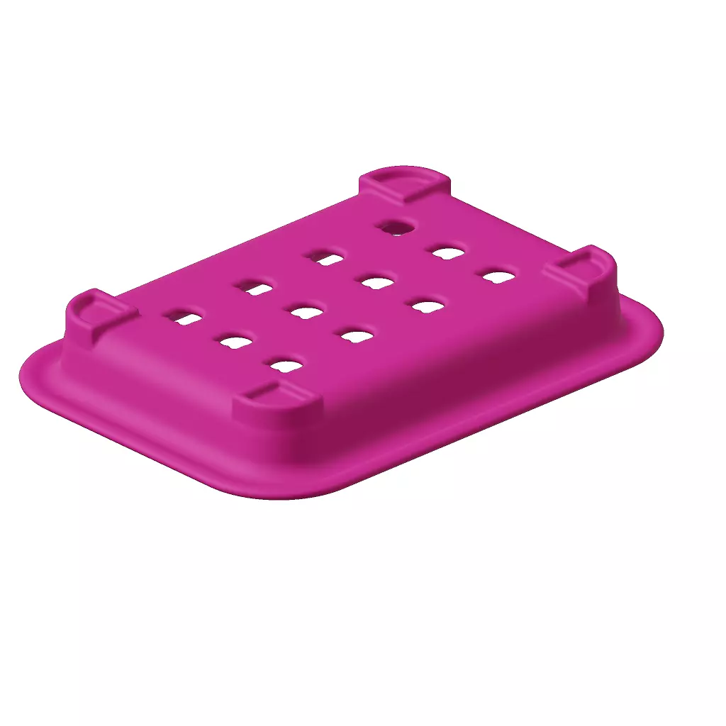 Plastic Premium Soap Holder 3D model_2