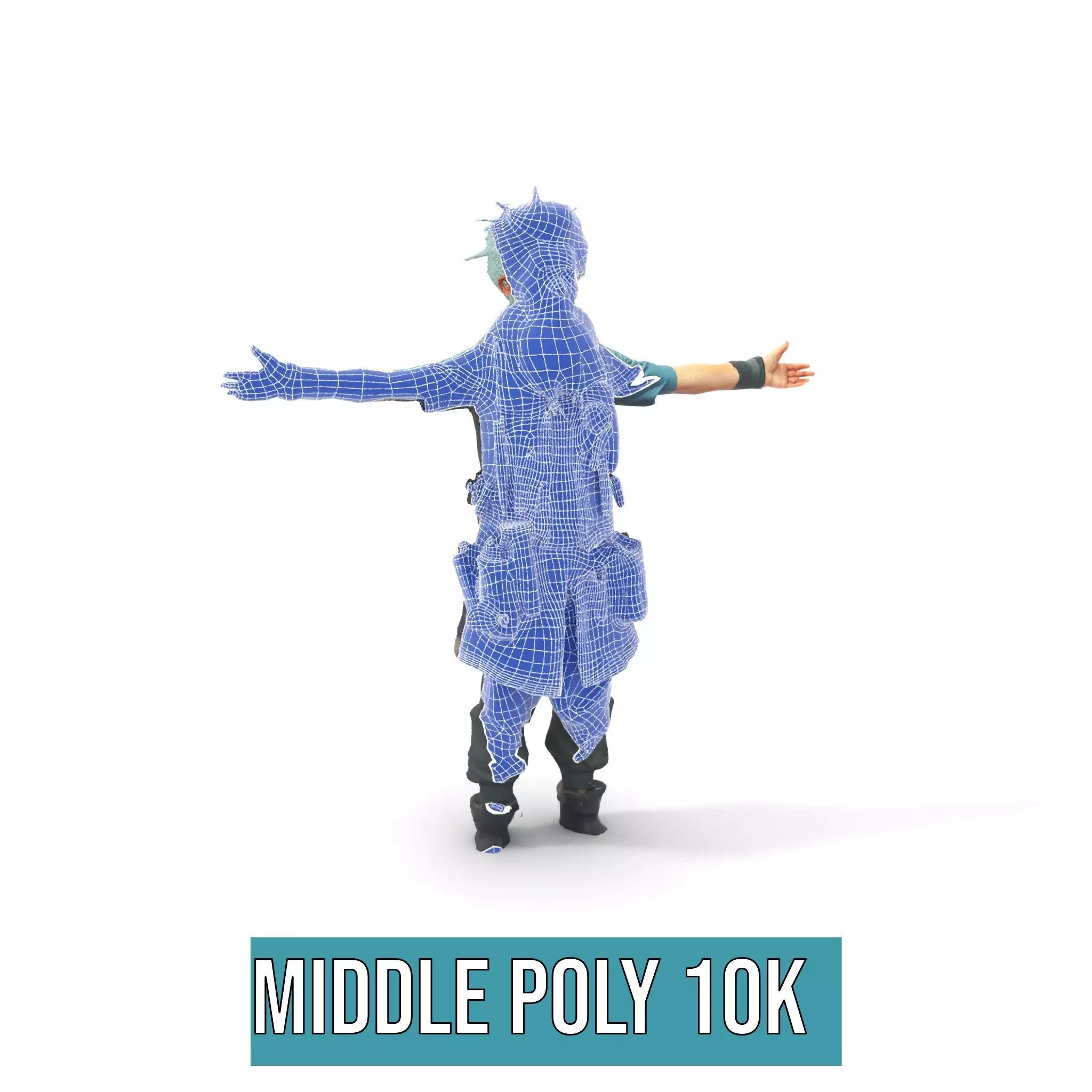 Workshop Wizard Character model pack Low-poly 3D model_27