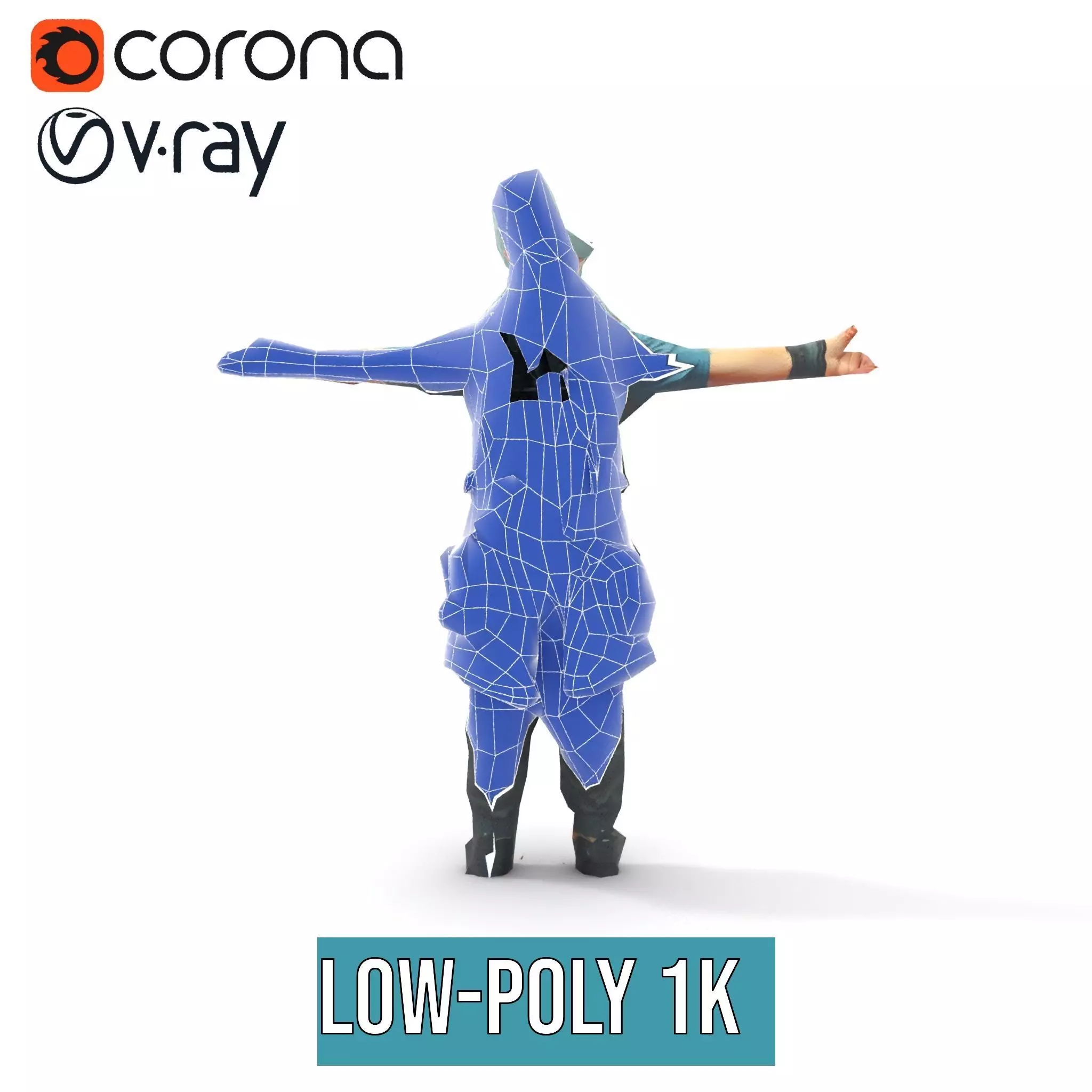 Workshop Wizard Character model pack Low-poly 3D model_18