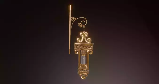 Ornate Vintage Wall Lantern Decorative Hanging 3D Lamp 