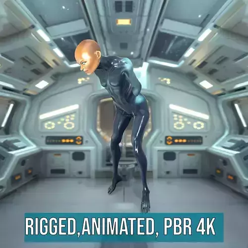 Futuristic Android model pack