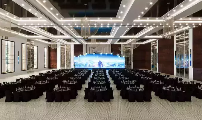 Fairmont Riyadh hall stage 