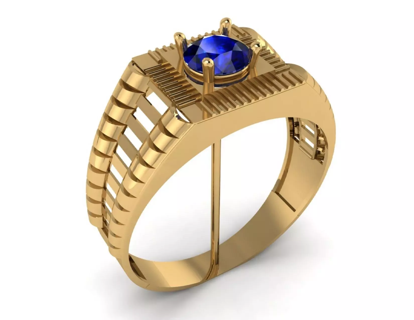 43 Hyper Efficient Men  Rings  3D print model_8