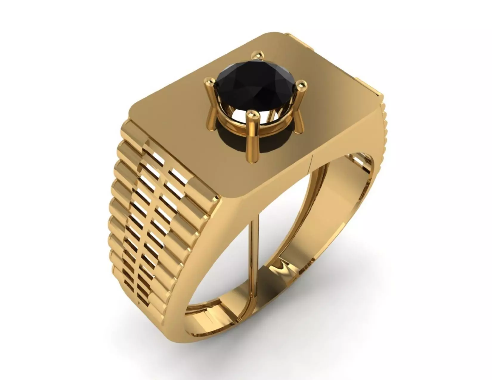 43 Hyper Efficient Men  Rings  3D print model_7