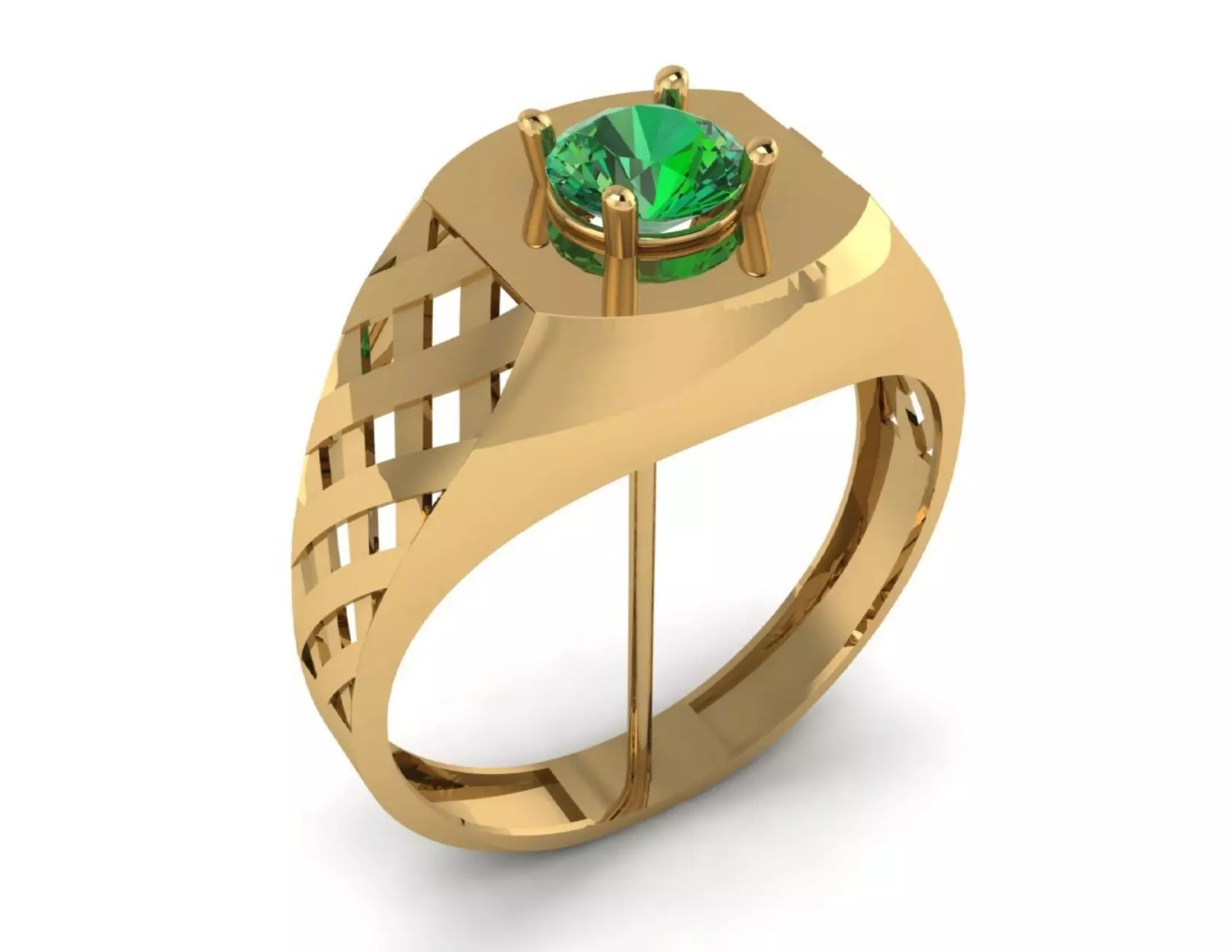 43 Hyper Efficient Men  Rings  3D print model_21