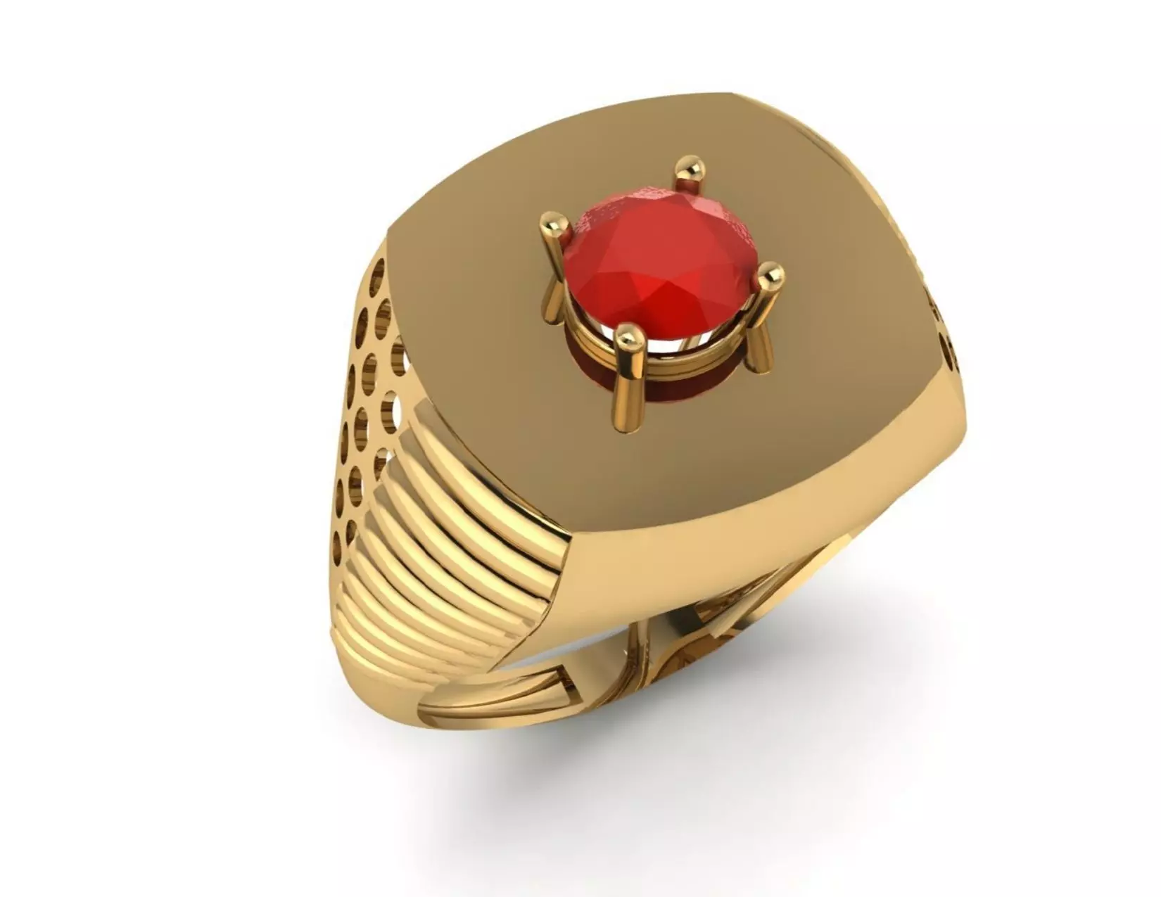 43 Hyper Efficient Men  Rings  3D print model_10