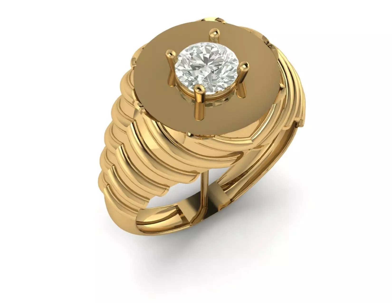 43 Hyper Efficient Men  Rings  3D print model_16