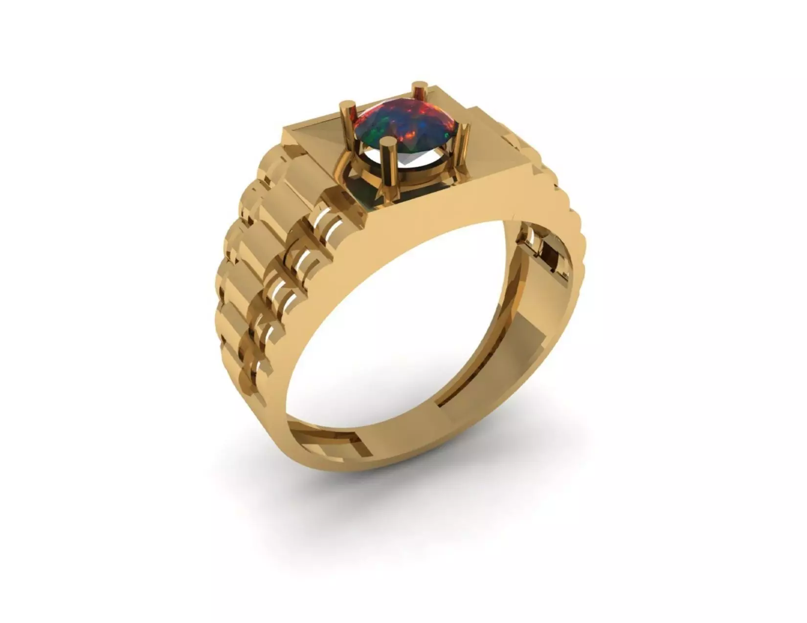 43 Hyper Efficient Men  Rings  3D print model_41