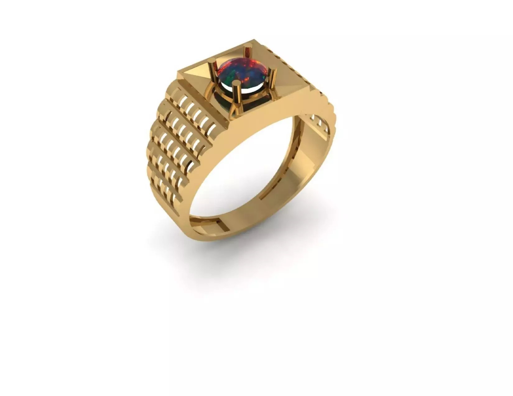 43 Hyper Efficient Men  Rings  3D print model_39
