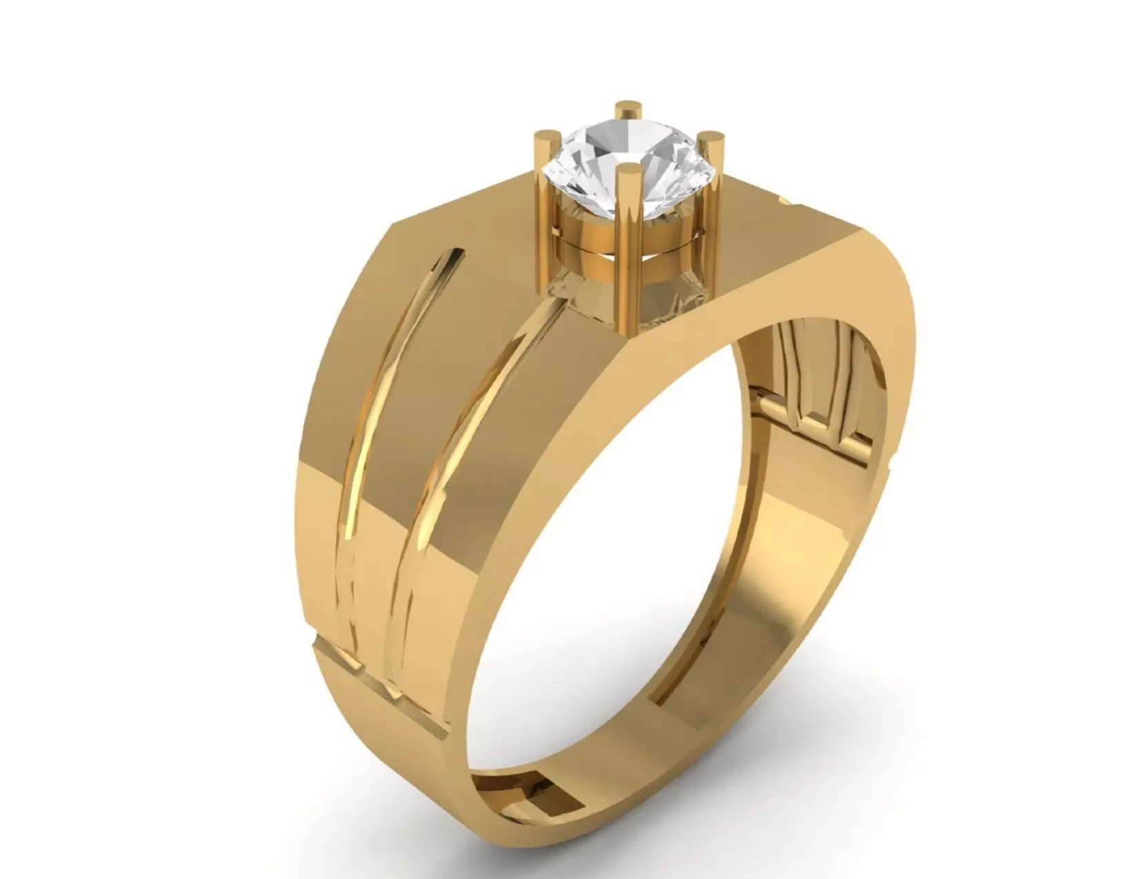 43 Hyper Efficient Men  Rings  3D print model_29