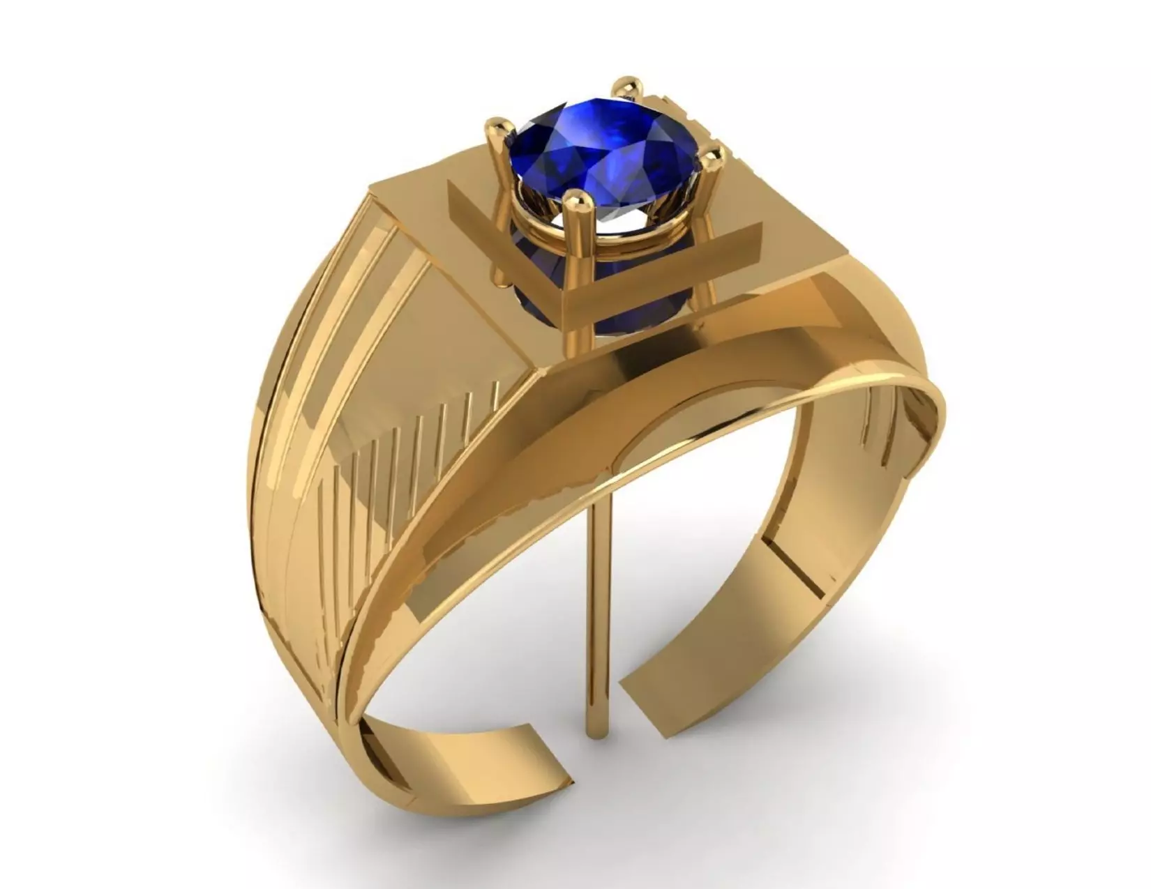 43 Hyper Efficient Men  Rings  3D print model_1