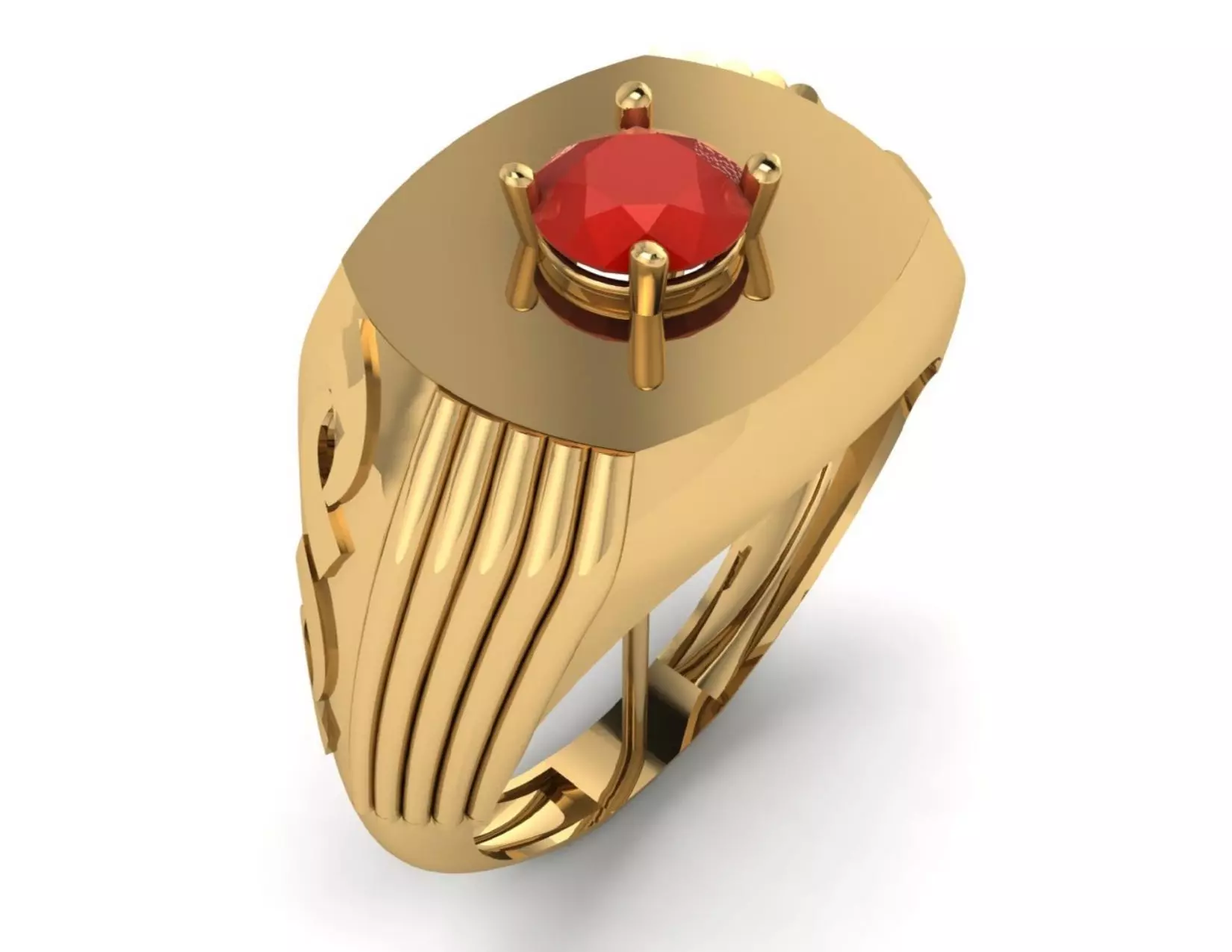 43 Hyper Efficient Men  Rings  3D print model_14