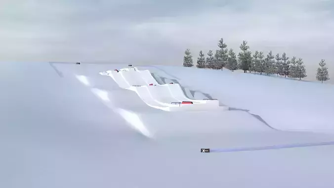 Snowboard Track Slope
