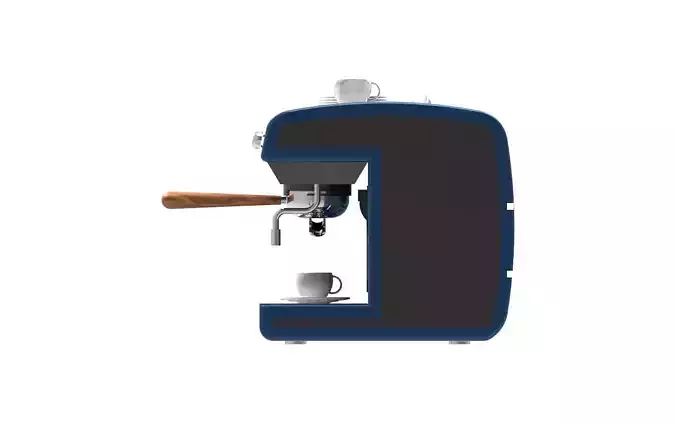 Coffe Machine  Low-poly 3D model 5