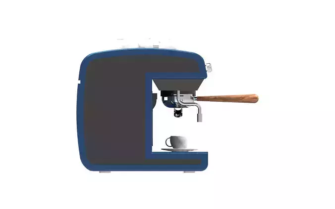 Coffe Machine  Low-poly 3D model 4