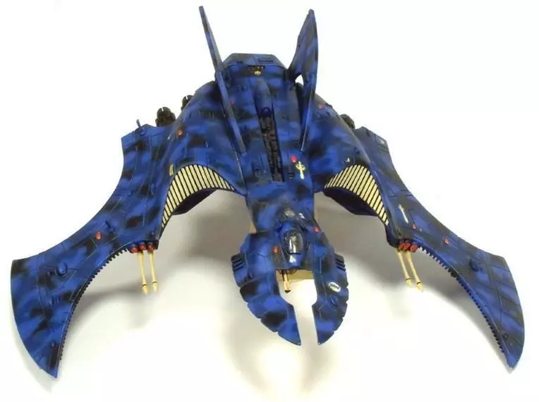 Space Elf Titan War Ship 3D print model_1