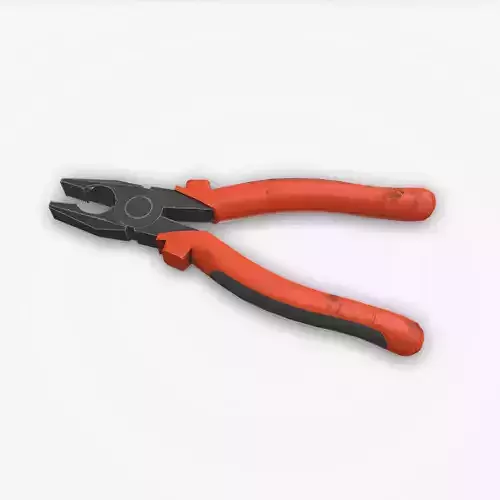Old Lineman Pliers Low-poly PBR