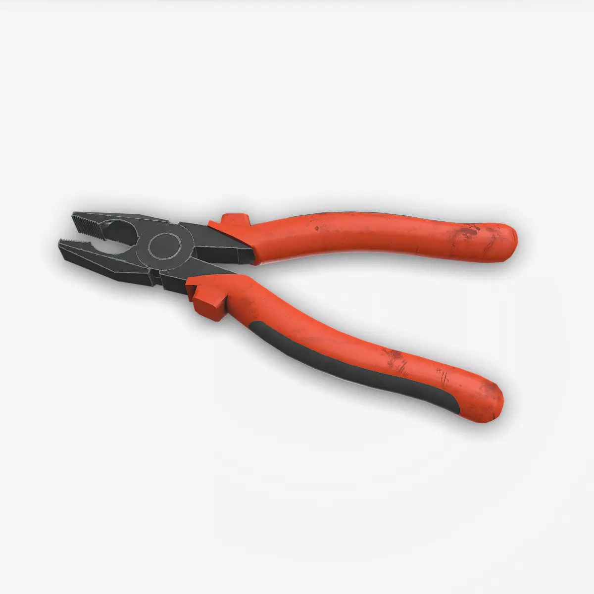 Old Lineman Pliers Low-poly PBR Low-poly 3D model