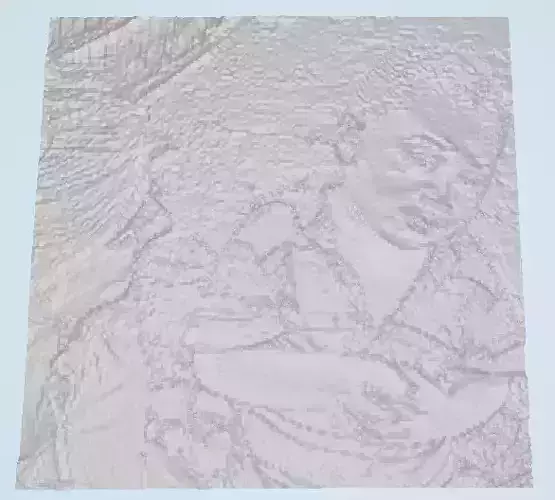 Third World Skeptical Kid Lithophane