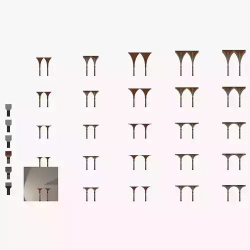 Vaults Collection wooden poles