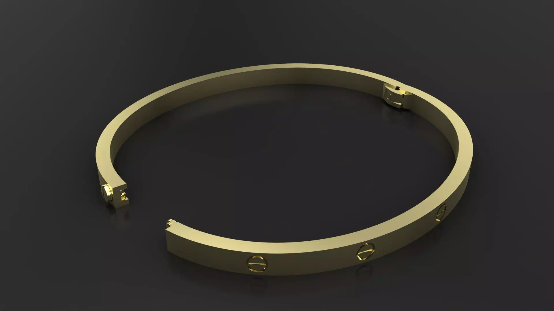 CARTIER LOVE SMALL bracelet-High Quality 3D Printing Model   3D print model_22