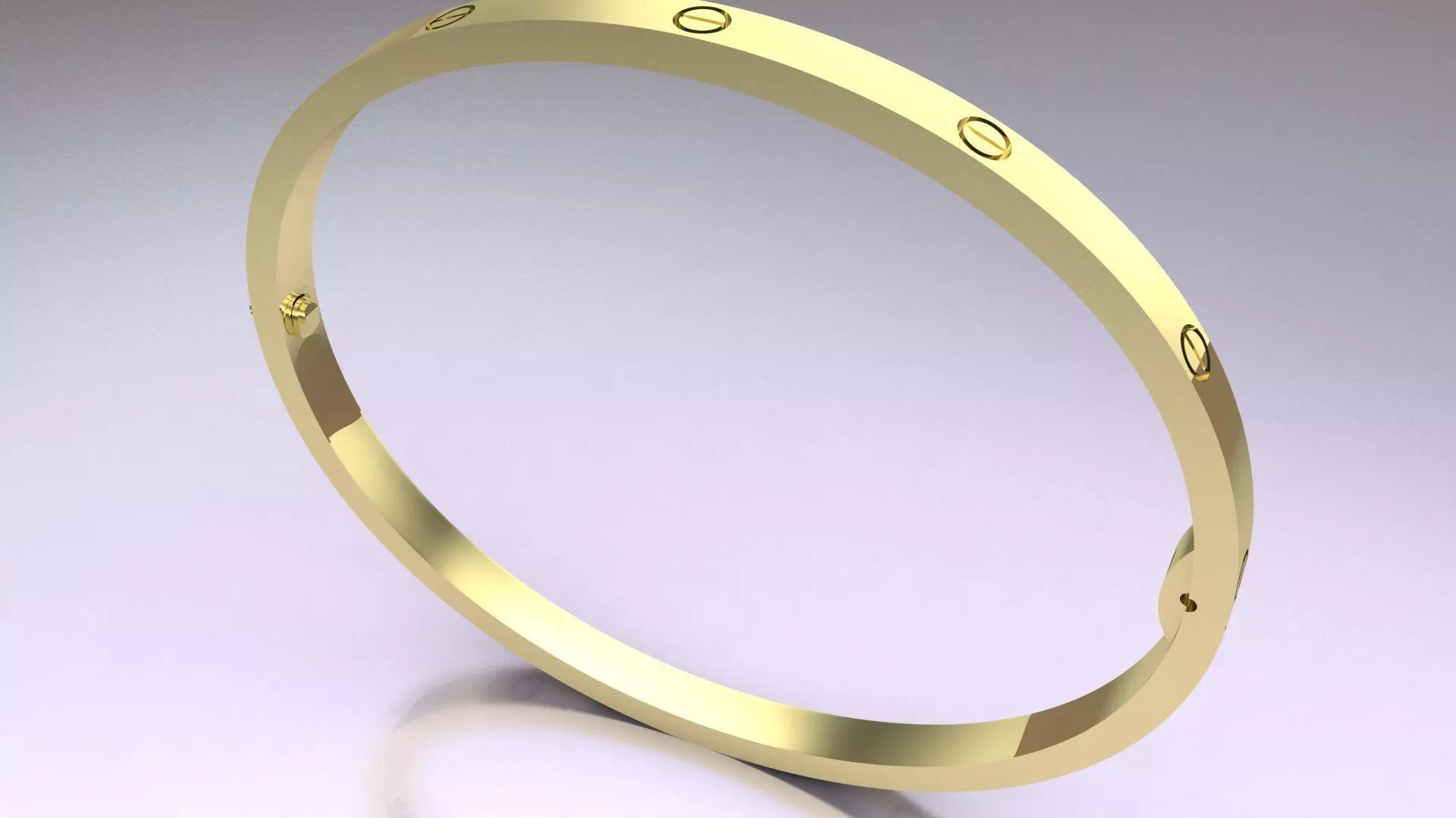 CARTIER LOVE SMALL bracelet-High Quality 3D Printing Model   3D print model_29
