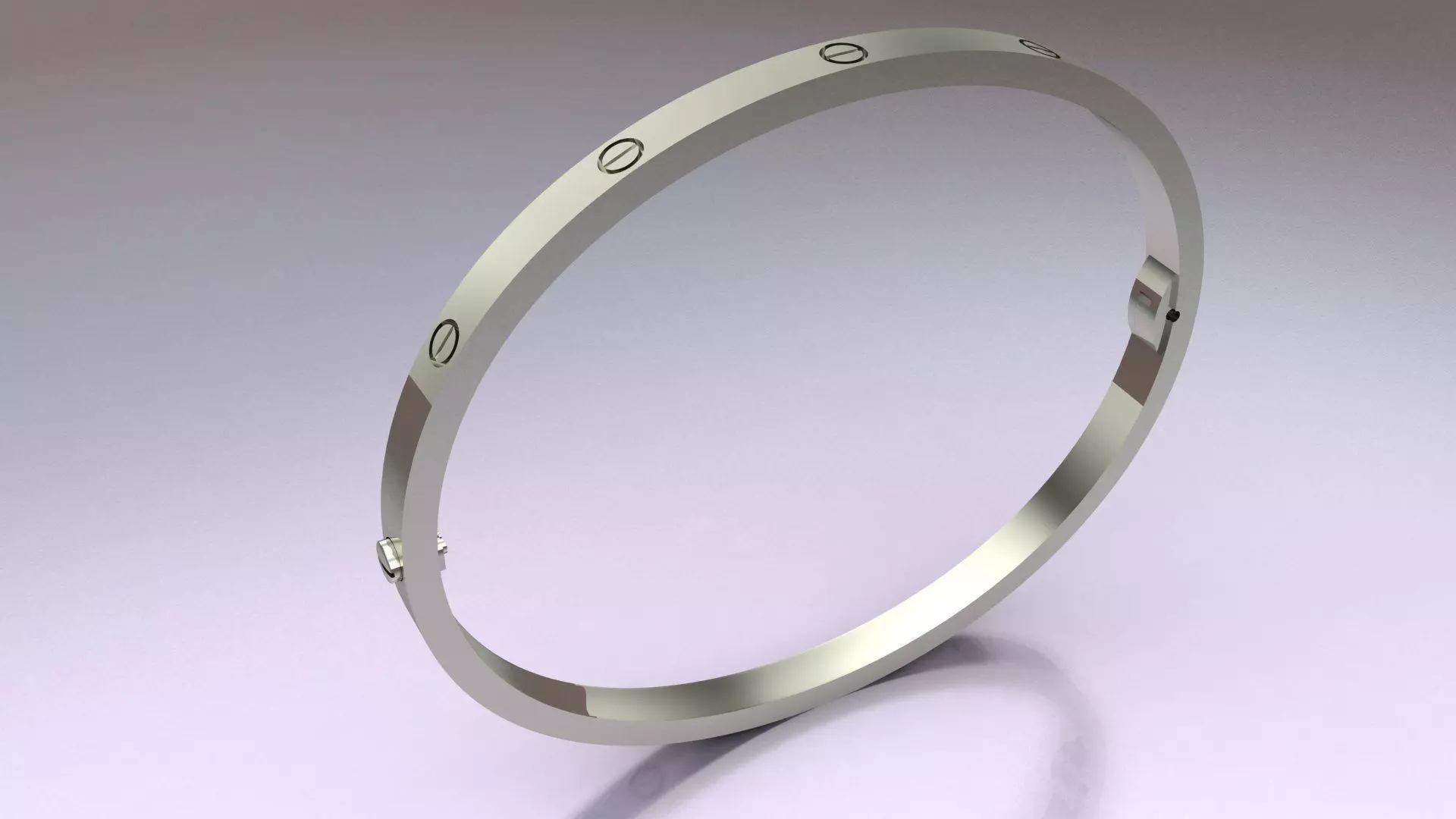 CARTIER LOVE SMALL bracelet-High Quality 3D Printing Model   3D print model_5