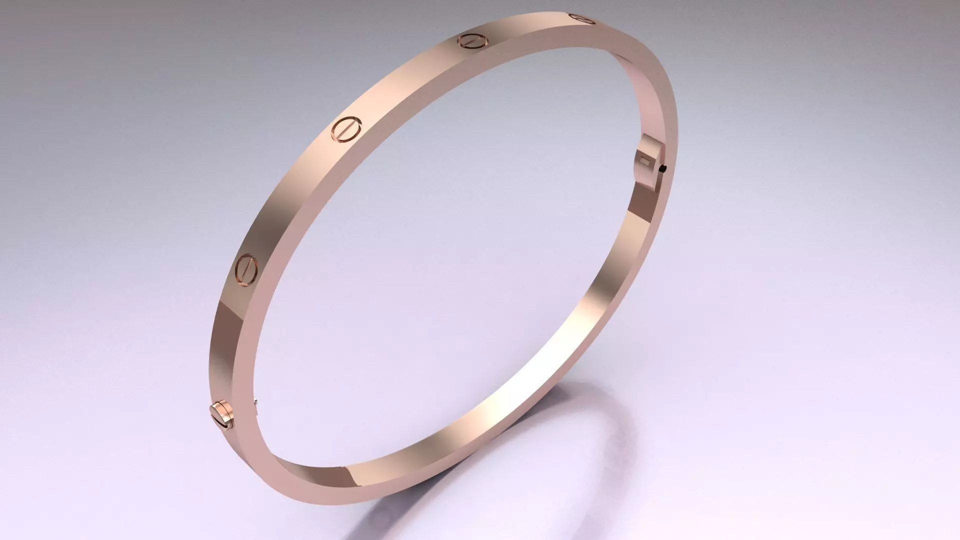 CARTIER LOVE SMALL bracelet-High Quality 3D Printing Model   3D print model_28