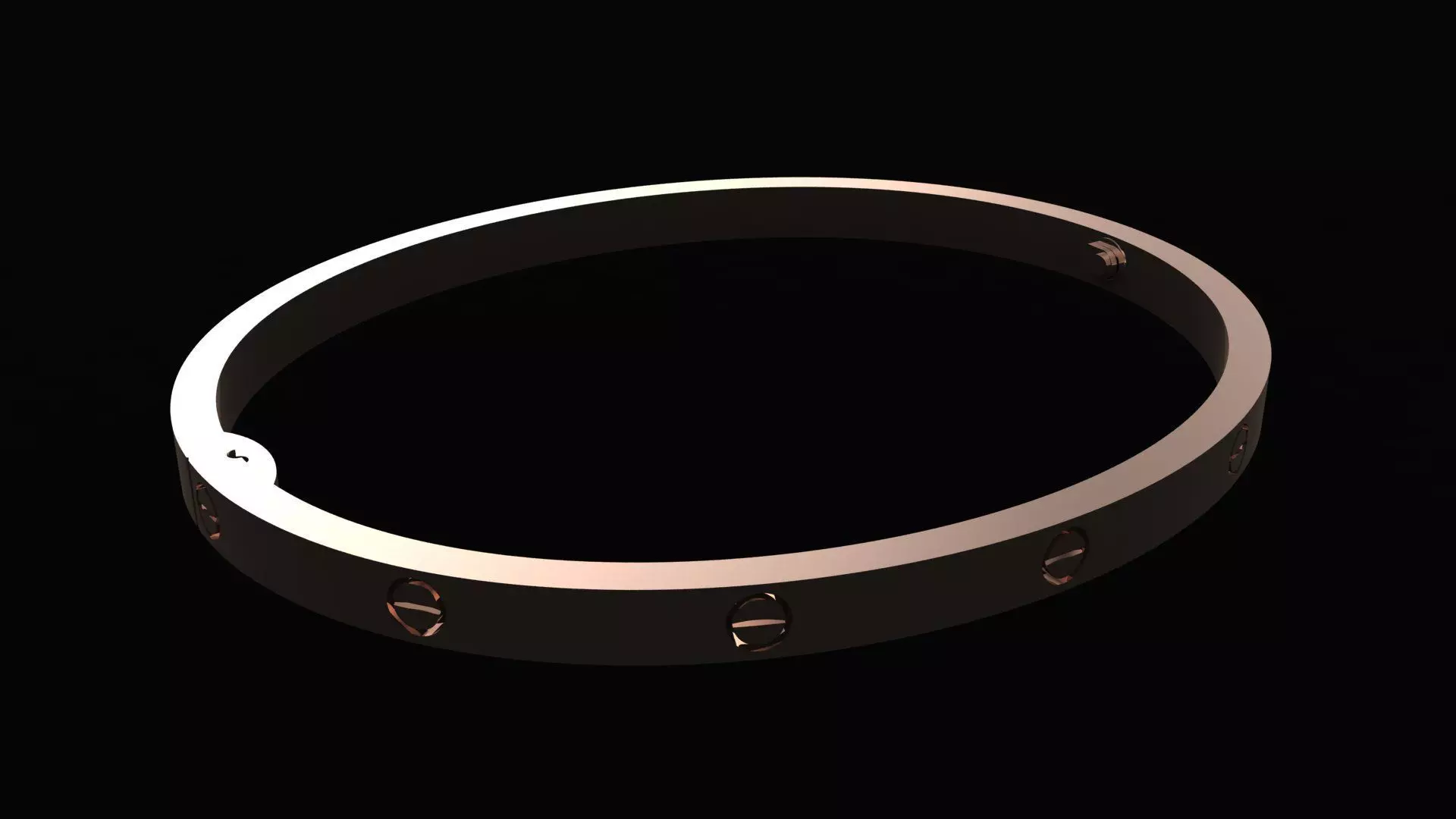 CARTIER LOVE SMALL bracelet-High Quality 3D Printing Model   3D print model_8