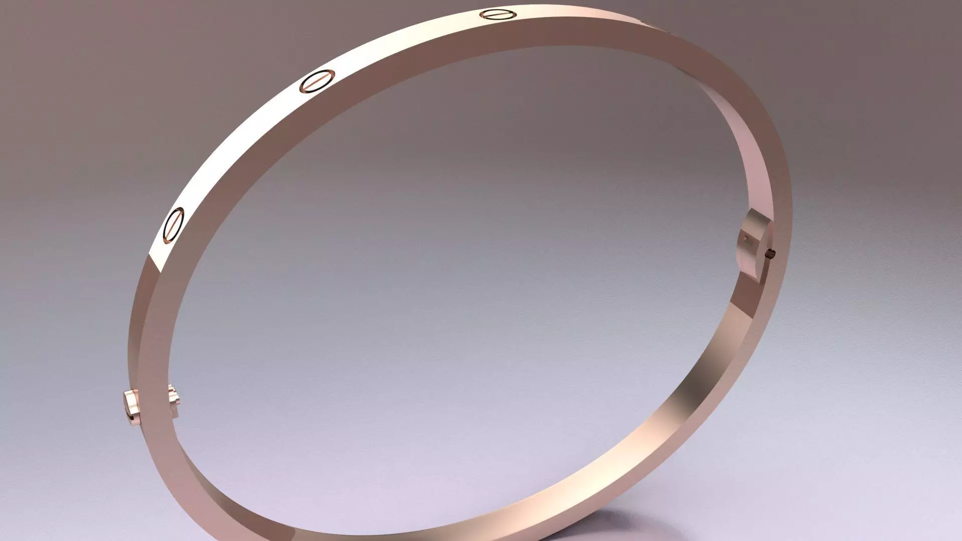 CARTIER LOVE SMALL bracelet-High Quality 3D Printing Model   3D print model_23