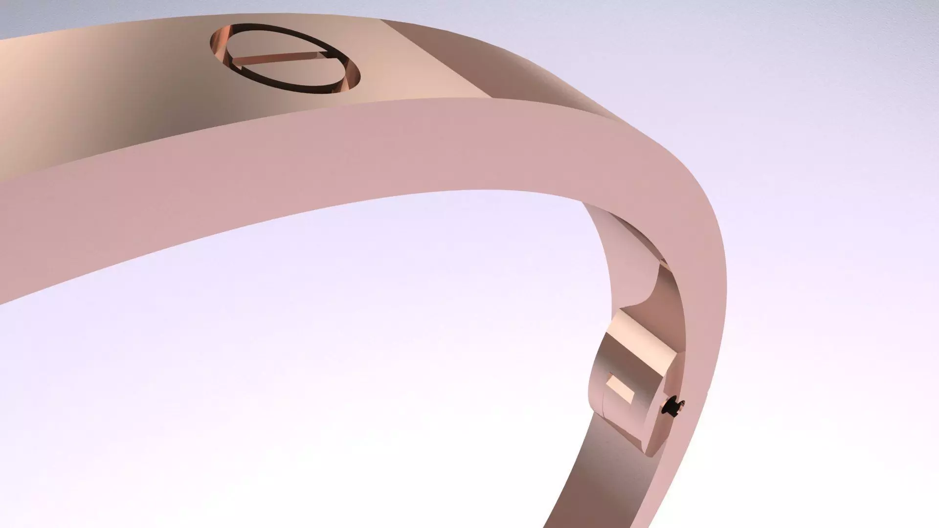 CARTIER LOVE SMALL bracelet-High Quality 3D Printing Model   3D print model_12