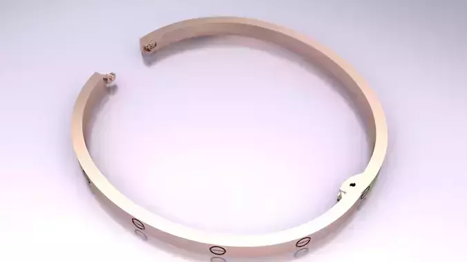 CARTIER LOVE SMALL bracelet-High Quality 3D Printing Model  