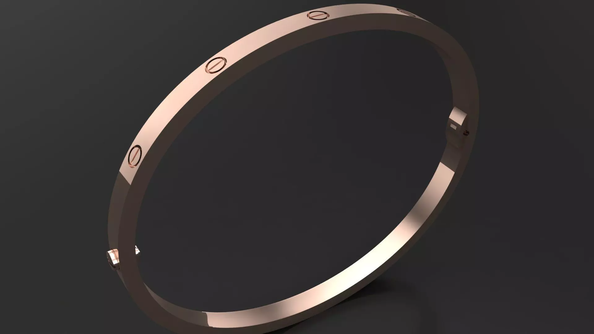 CARTIER LOVE SMALL bracelet-High Quality 3D Printing Model   3D print model_2