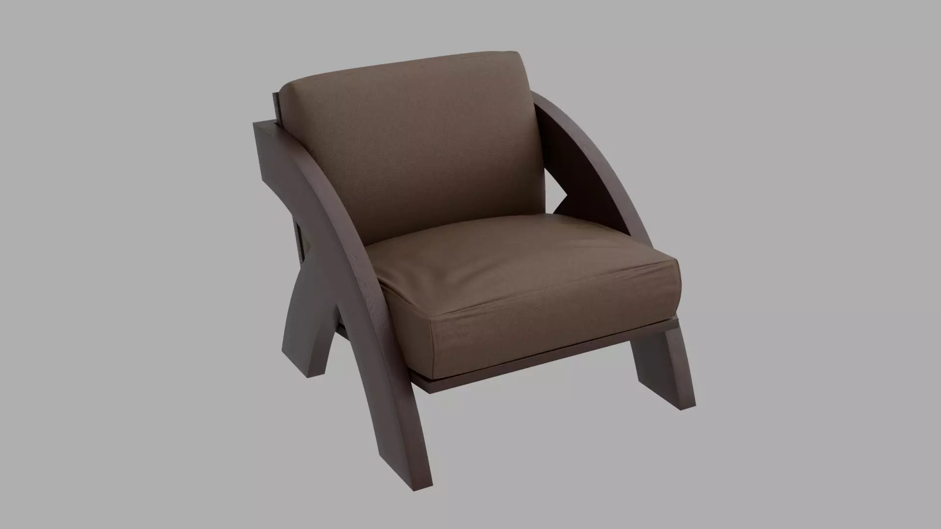 Modern Lounge Chair - Leibal Arch Chair - Blender Free 3D model