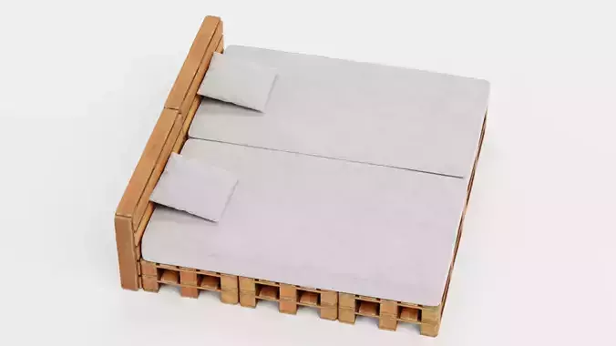 -Pallet Bed-