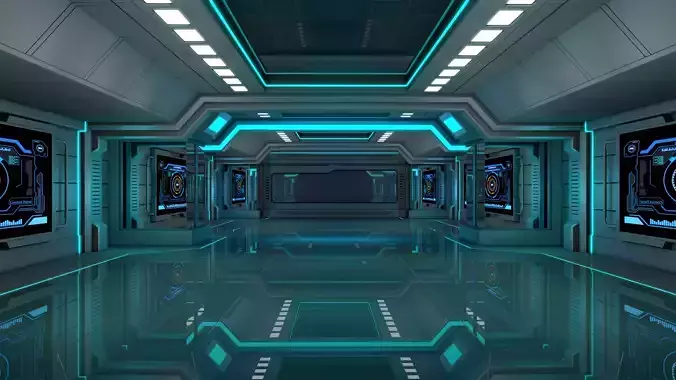 Sci Fi Interior Futuristic